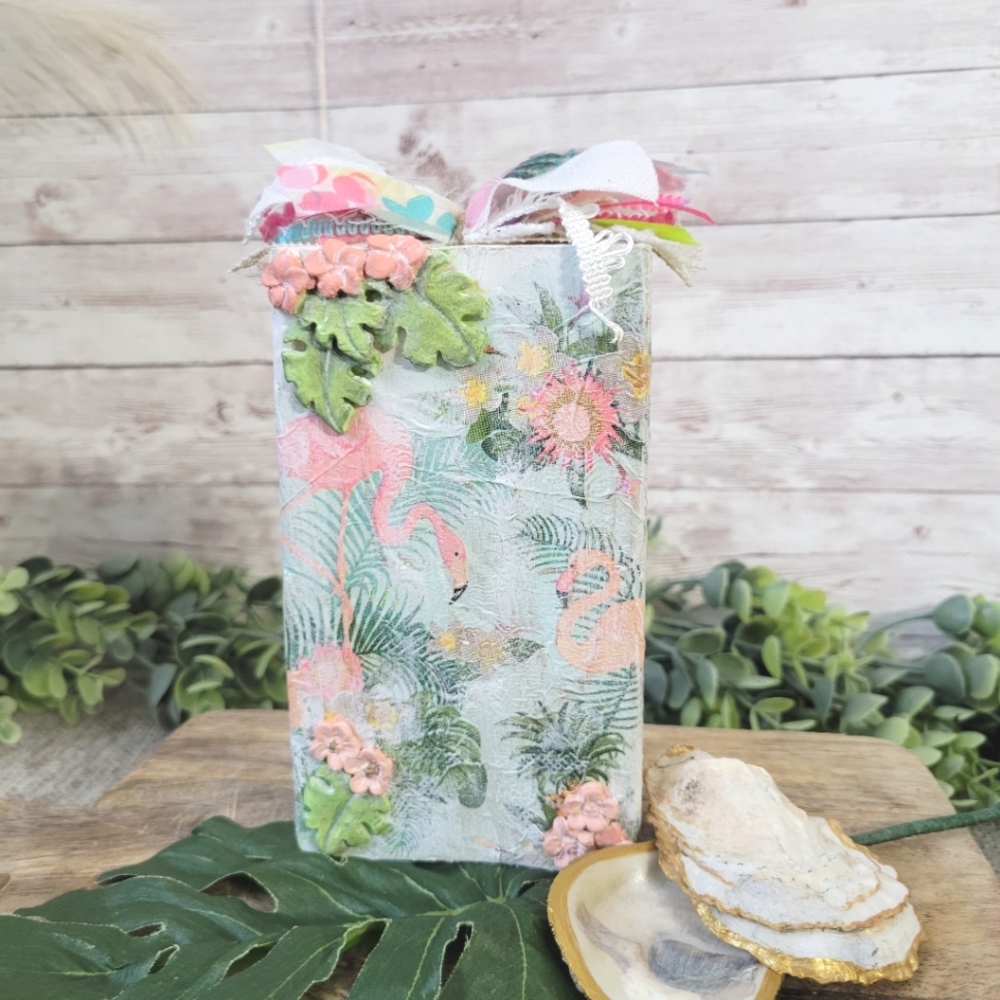Tropical Shabby Chic Shelf Sitter